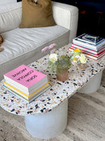 rivi pill //  concrete terrazzo tabletop