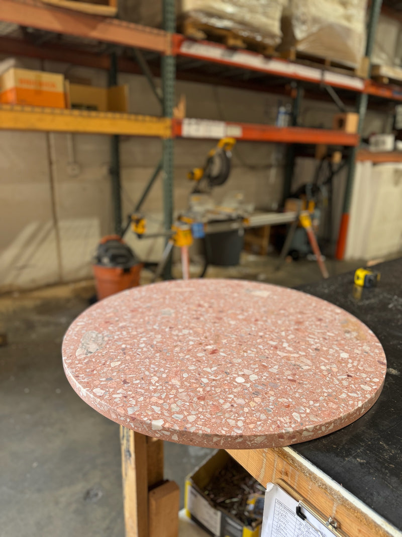 rivi circle //  concrete terrazzo tabletop