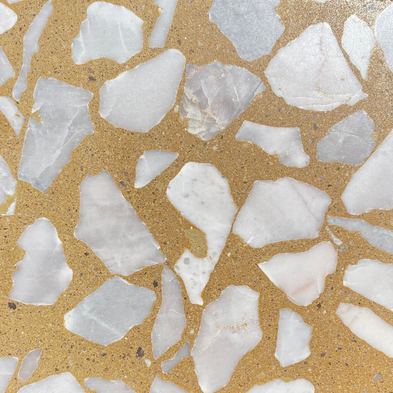 rivi oval //  concrete terrazzo tabletop