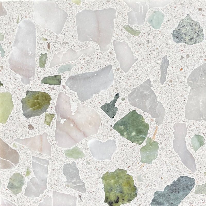 rivi oval //  concrete terrazzo tabletop