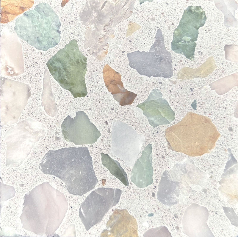 venice // large // terrazzo concrete tile // sample