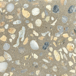 pacifica // pebble mix // concrete counter slab // sample