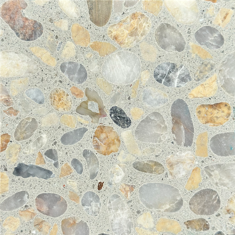 pacifica // pebble mix // concrete counter slab // sample