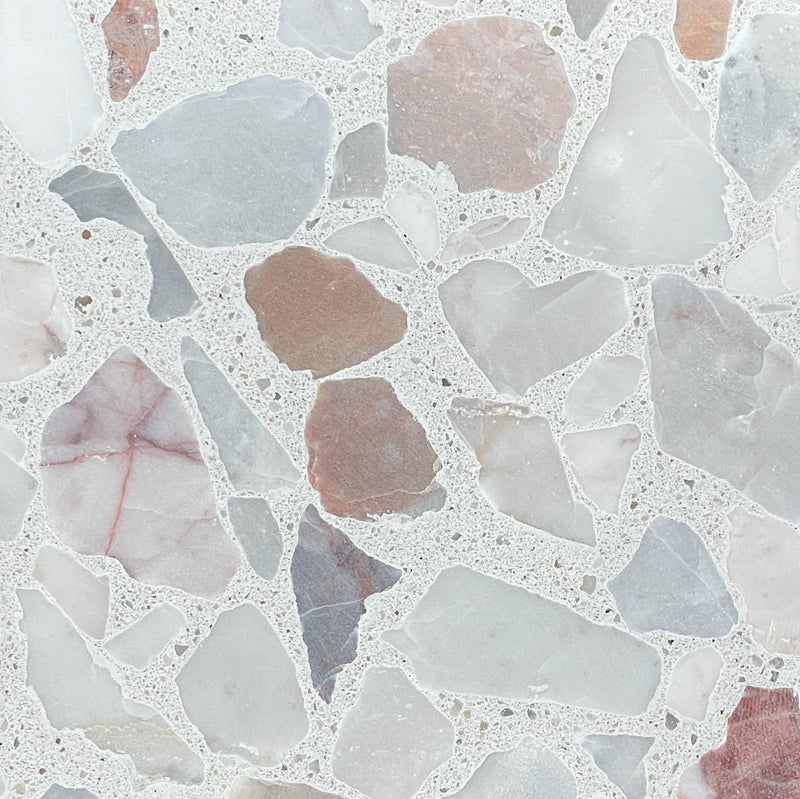 rivi oval //  concrete terrazzo tabletop