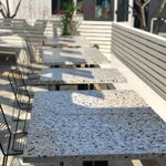 rivi rectangle //  concrete terrazzo tabletop