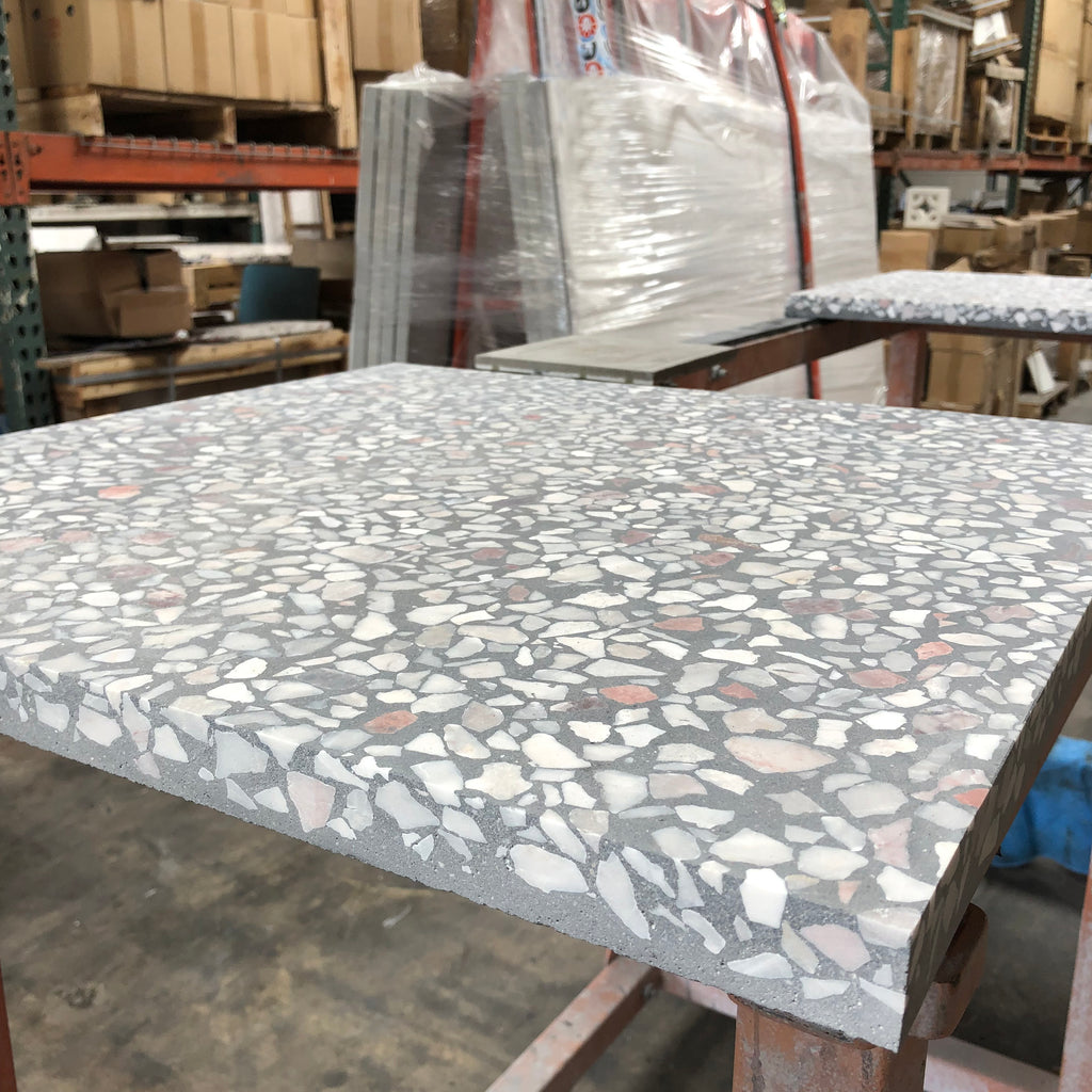 rivi square //  concrete terrazzo tabletop