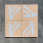 coral // box of 13 tiles // alex proba x